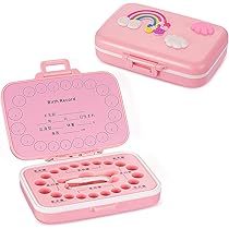 Amazon.co.jp: Tubbi 乳歯ケース 女の子、男の子 プラスチック製 日本